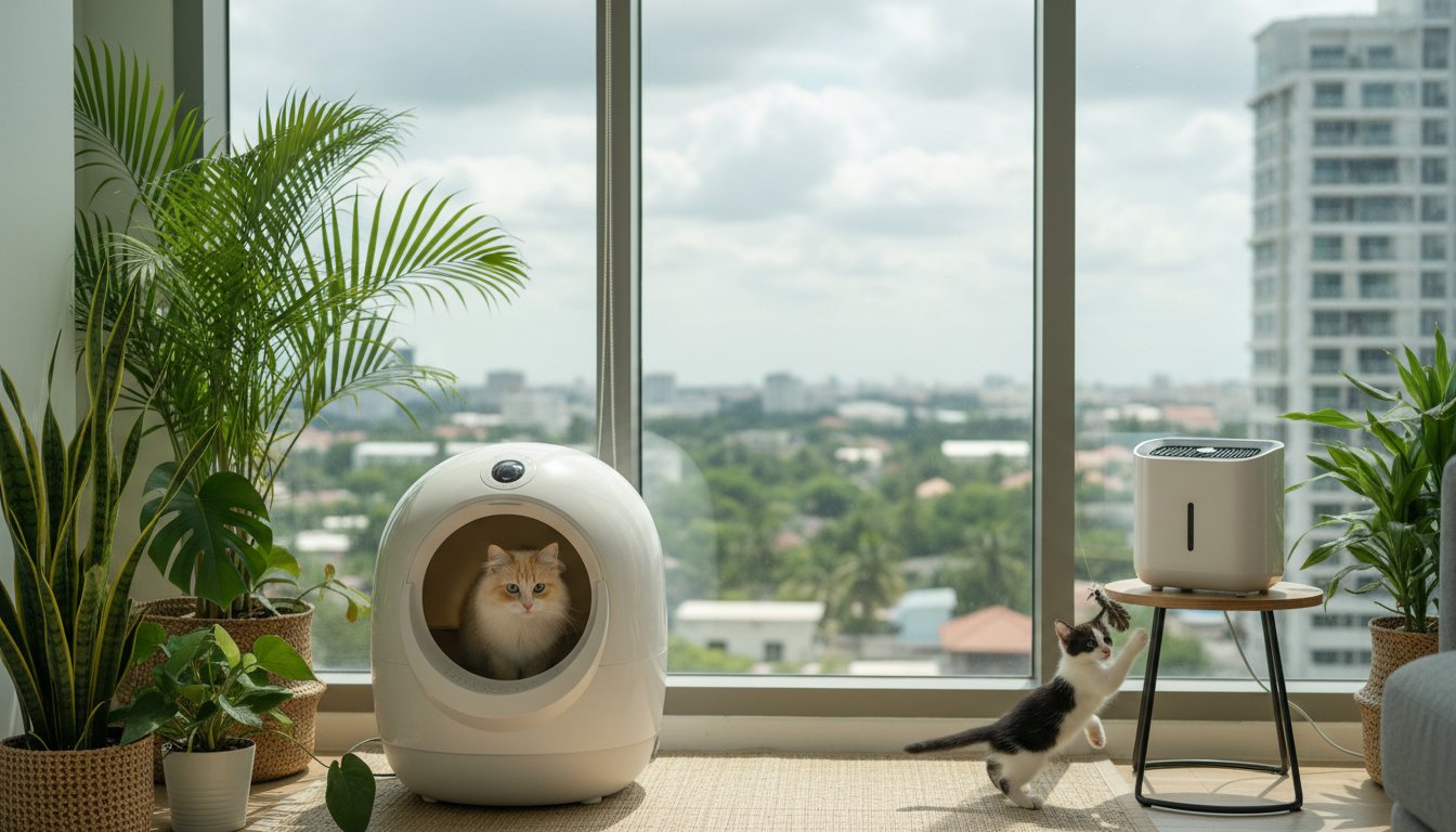 Automatic Litter Boxes: A Guide for Thailand Condo Cat Owners