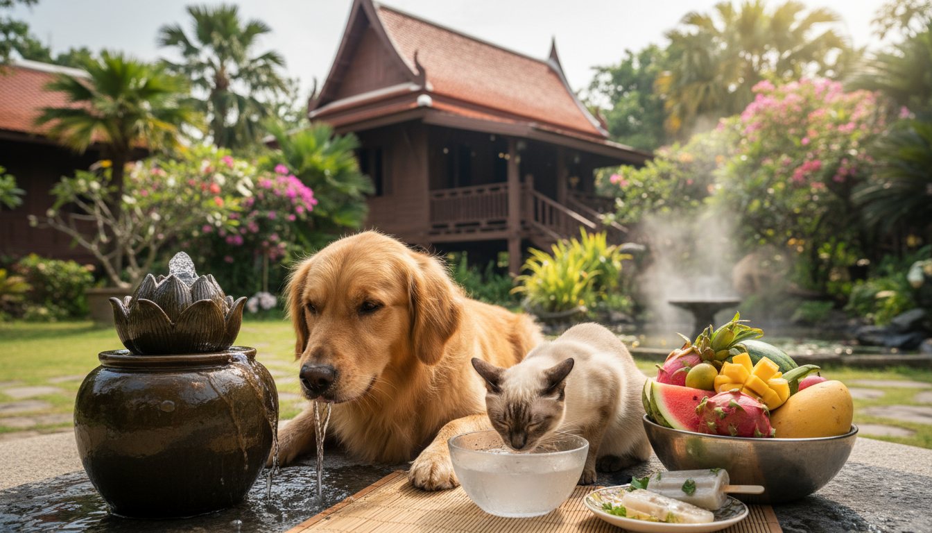 Keeping Pets Cool: Essential Hydration Hacks for Thailand's Heat