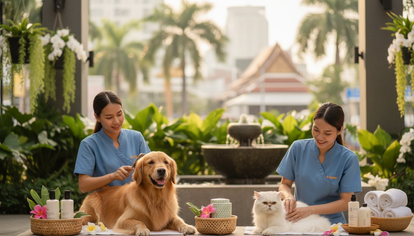 Pet Spa Days: Grooming and Pampering Your Pet in Bangkok