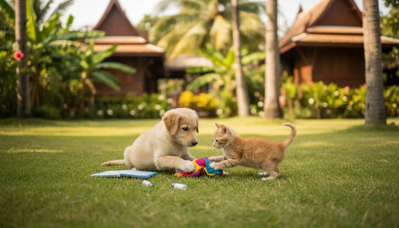 Vaccination Schedules for Puppies and Kittens in Thailand