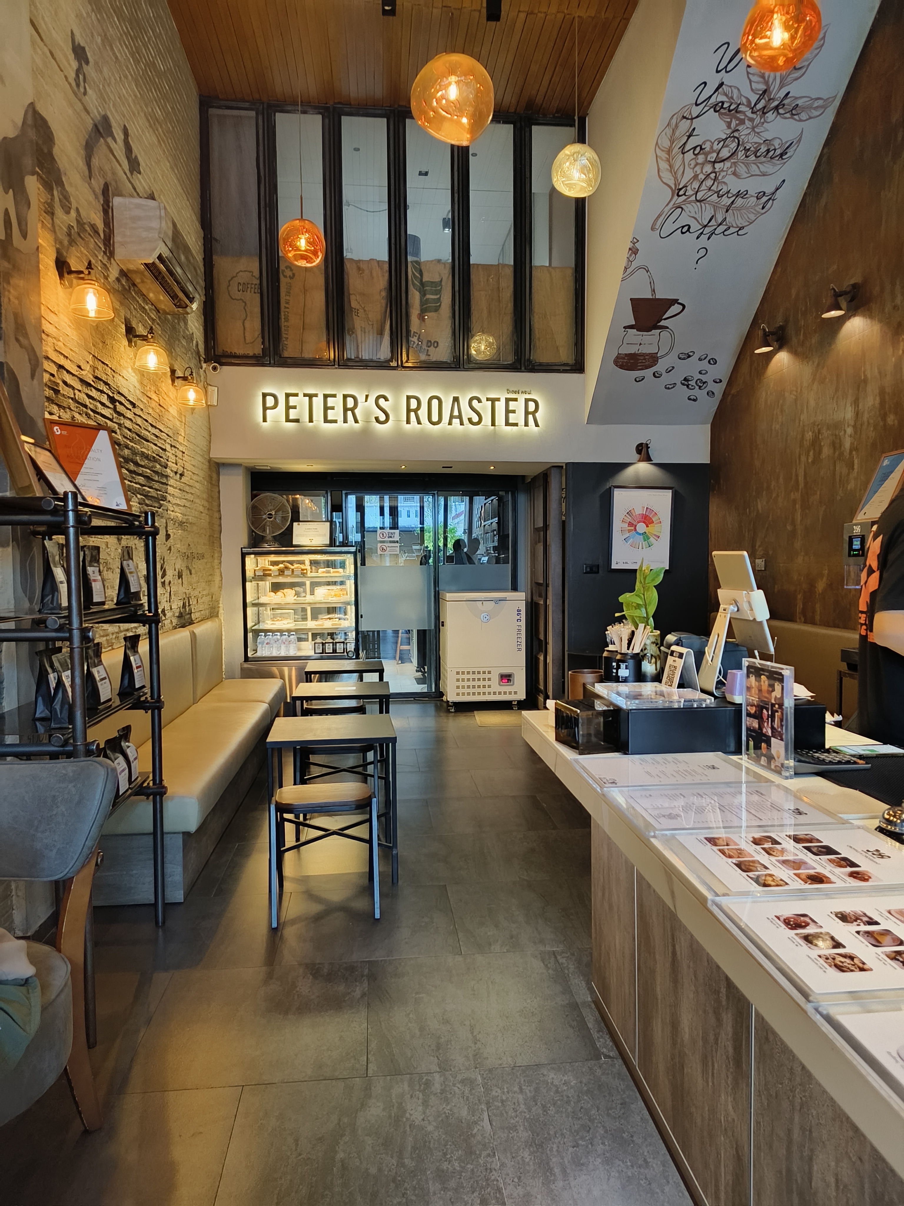 Peter's coffee roaster